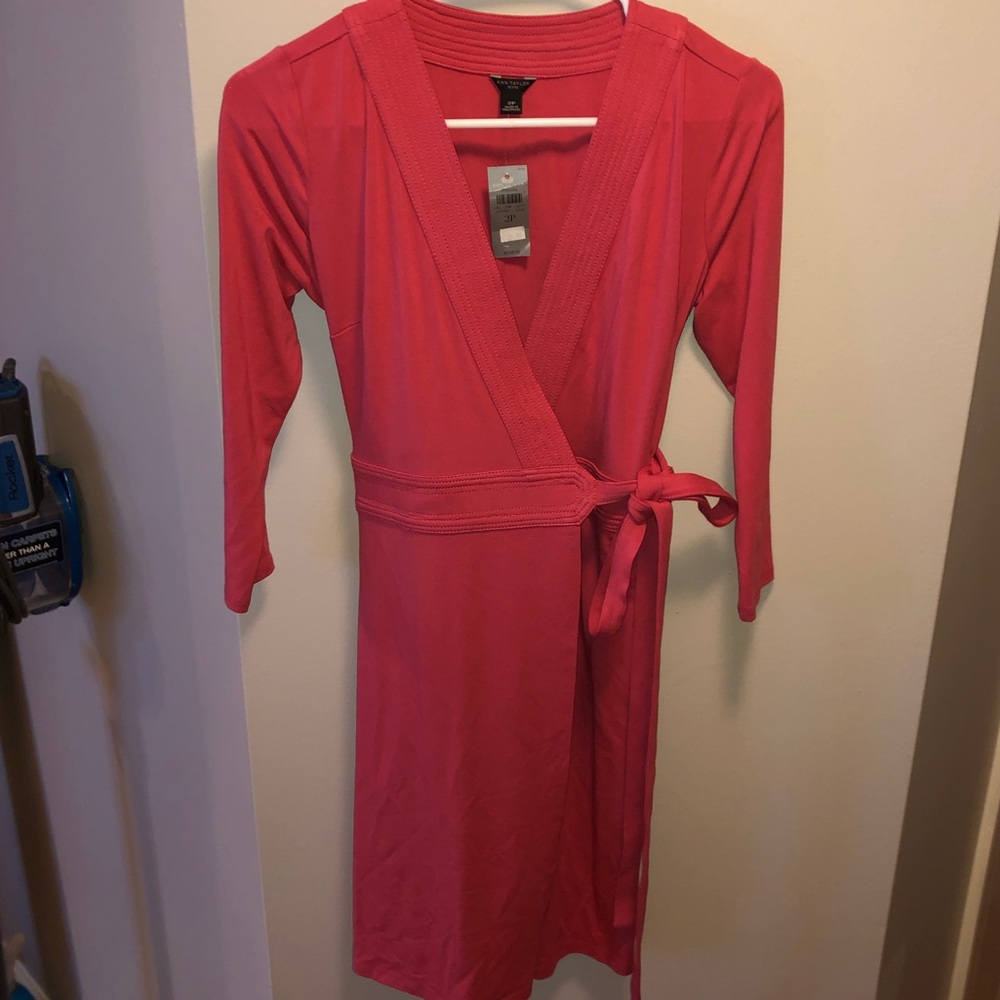 Ann Taylor Wrap Dress Size 2P